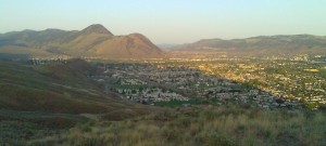 View of Brocklehurst looking East To North Kamloops