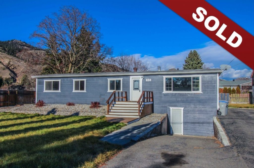 New Listing 830 Road, Westsyde, Kamloops, BC 329,900