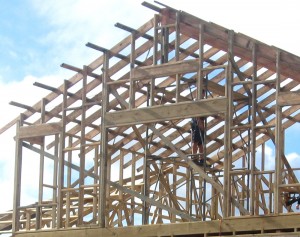 Construciton - framing Kamloops Housing
