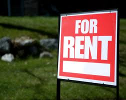 For Rent Sign Kamloops Real Estate