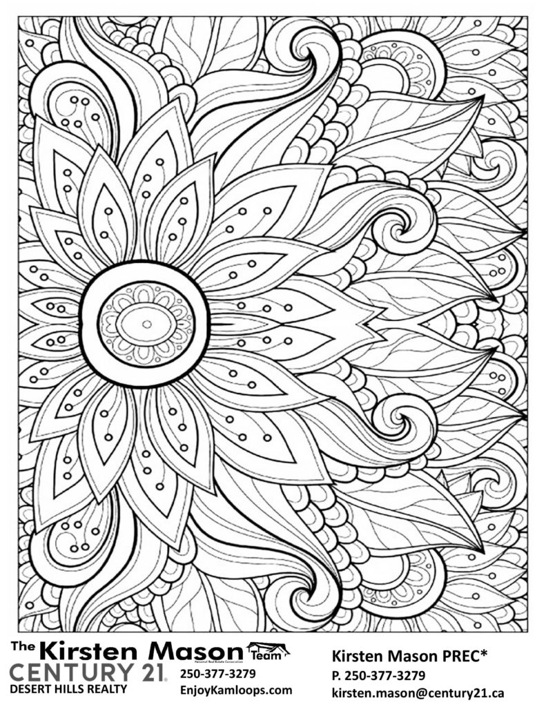 Kamloops Colouring Contest Adult 2020