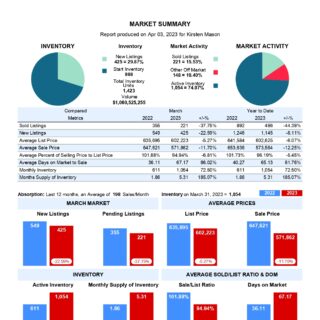 Market Summary- Kamloops Real Estate Statistics - March 2023